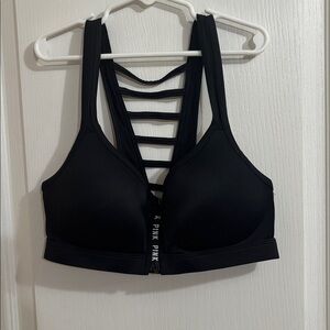 PINK Victoria's Secret Black Sports Bra